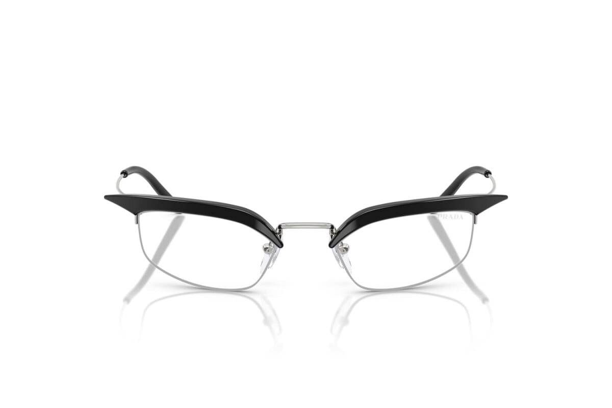 PRADA - TZM08N NERO/ARGENTO | OCCHIALE DA SOLE DONNA - PR B50S CALIBRO 52