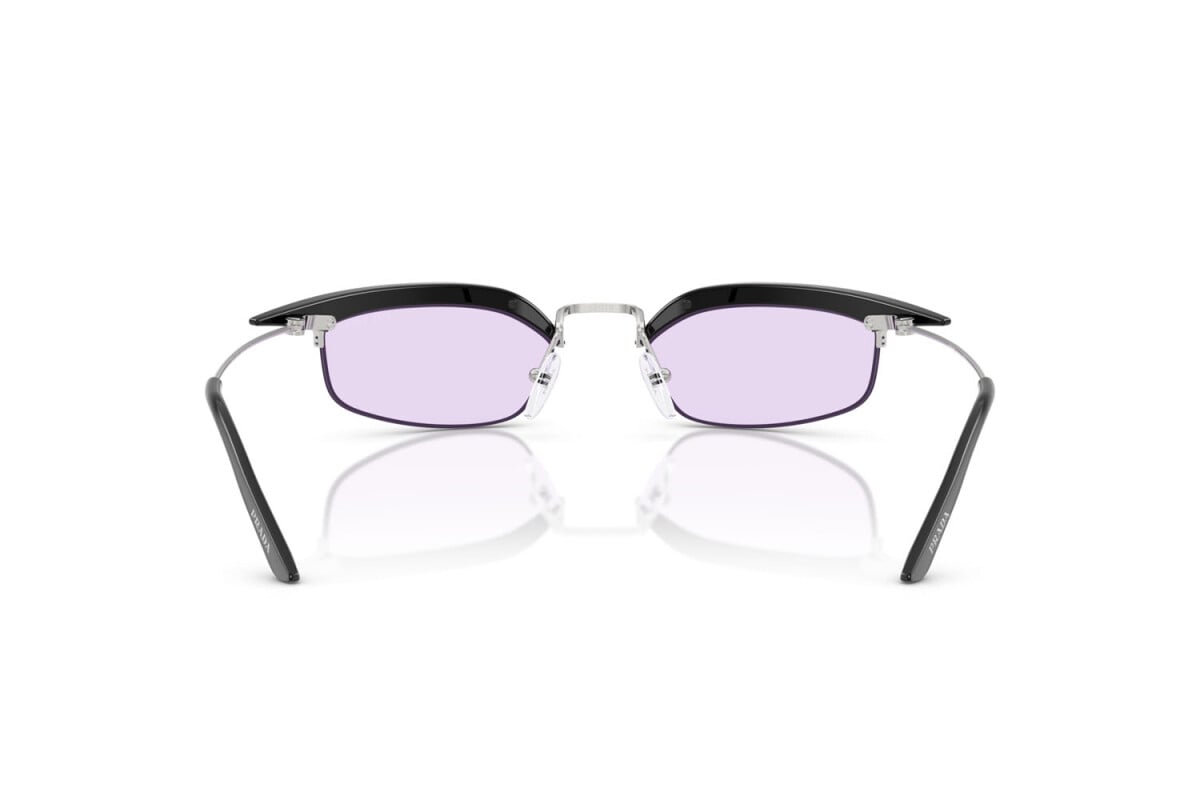 PRADA - TZM40J NERO/ARGENTO | OCCHIALE DA SOLE DONNA - PR B50S CALIBRO 52