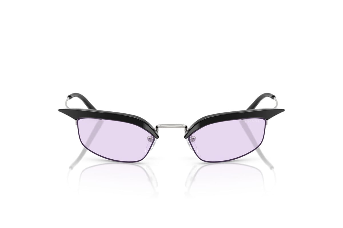PRADA - TZM40J NERO/ARGENTO | OCCHIALE DA SOLE DONNA - PR B50S CALIBRO 52