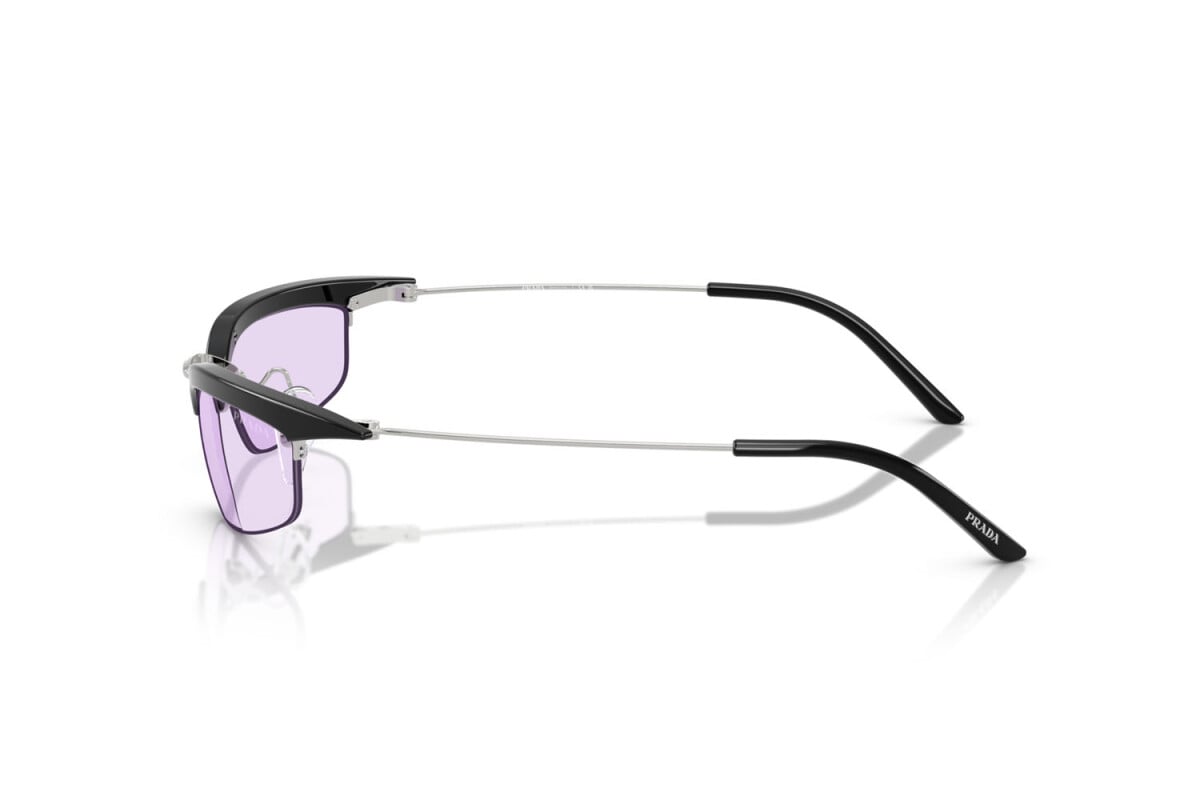 PRADA - TZM40J NERO/ARGENTO | OCCHIALE DA SOLE DONNA - PR B50S CALIBRO 52