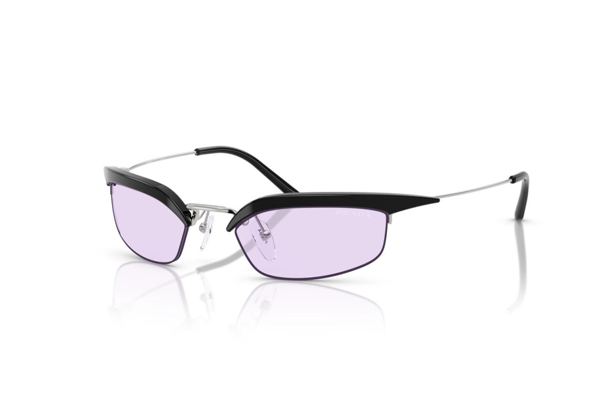 PRADA - TZM40J NERO/ARGENTO | OCCHIALE DA SOLE DONNA - PR B50S CALIBRO 52