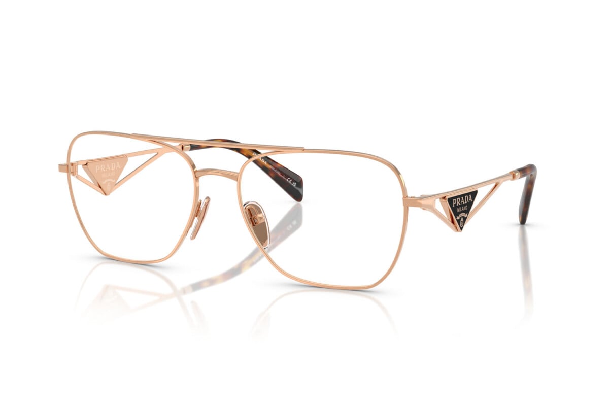 PRADA - SVF1O1 ORO ROSA | OCCHIALE DA VISTA DONNA - PR B50V CALIBRO 57
