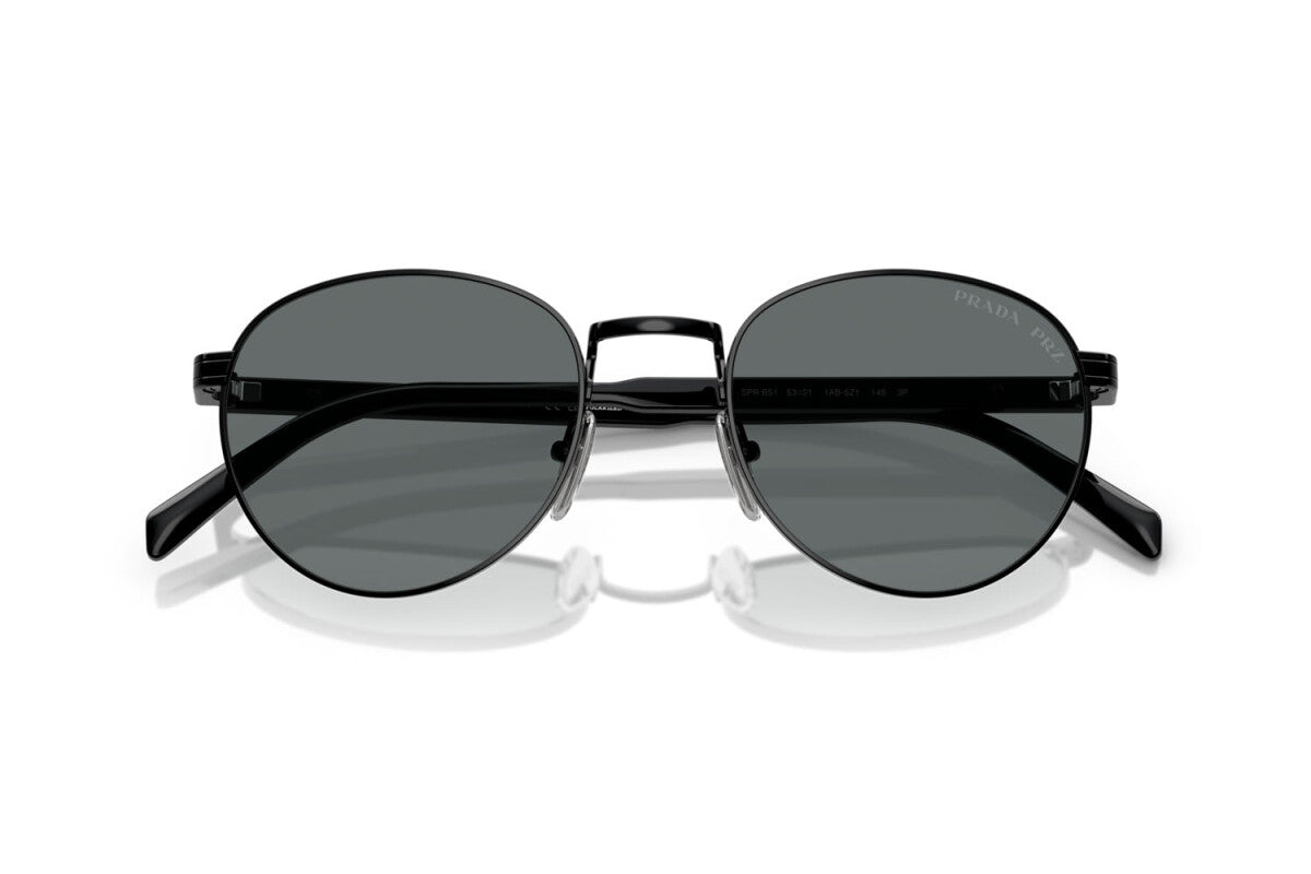 PRADA - 1AB5Z1 NERO LUCIDO | OCCHIALE DA SOLE UOMO - PR B51S CALIBRO 53