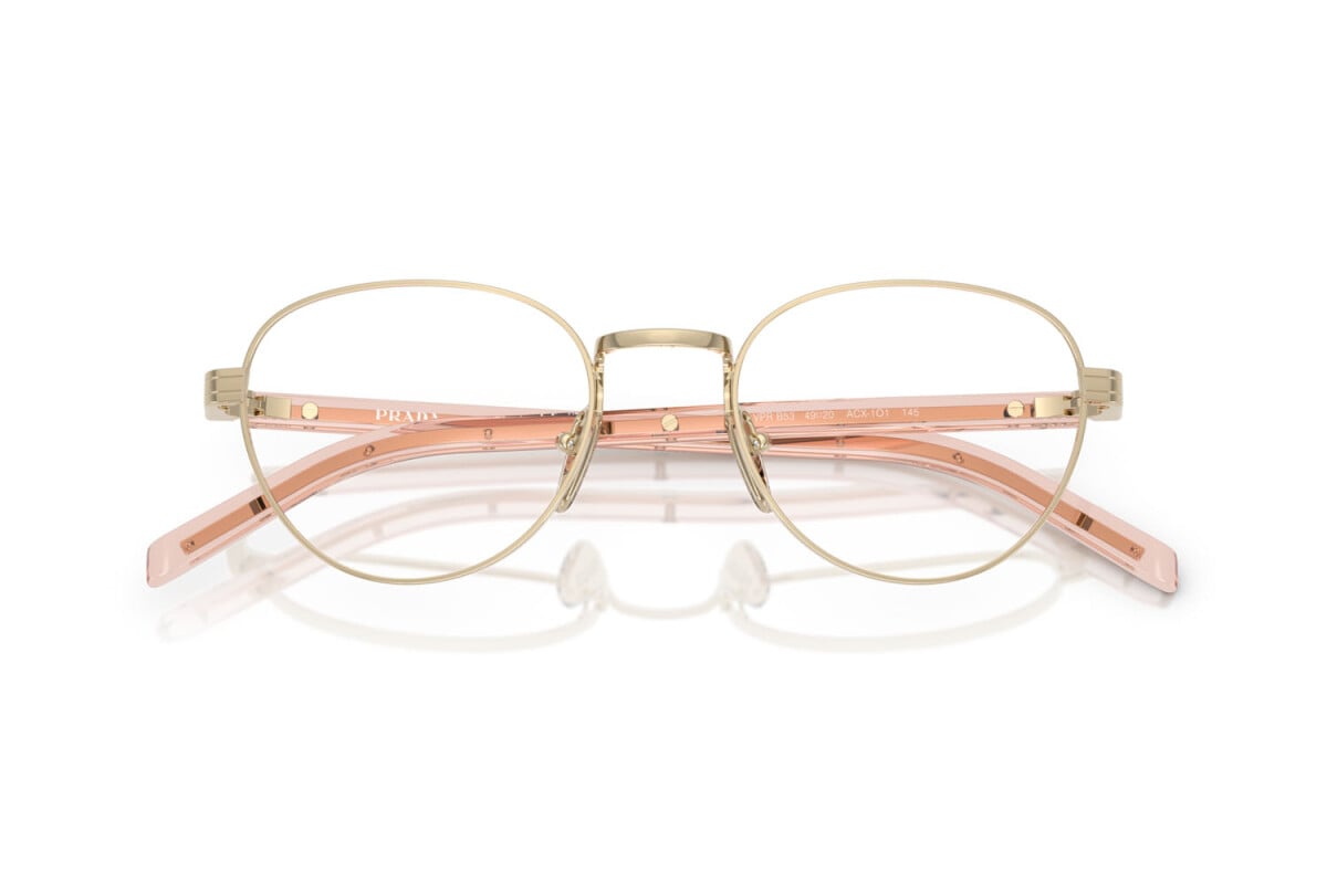 PRADA - ACX1O1 ORO PALLIDO | OCCHIALE DA VISTA DONNA - PR B53V CALIBRO 49