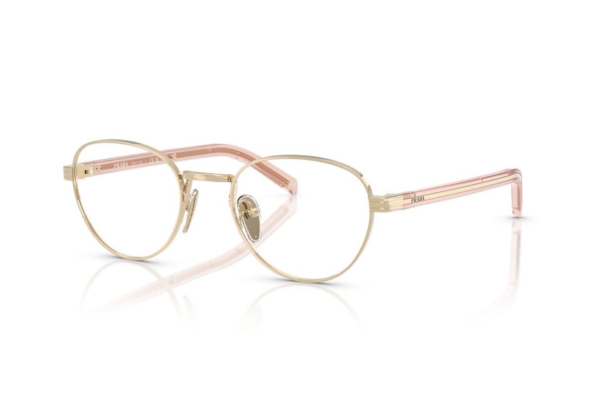 PRADA - ACX1O1 ORO PALLIDO | OCCHIALE DA VISTA DONNA - PR B53V CALIBRO 49