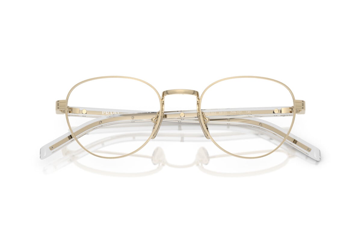 PRADA - ZVN1O1 ORO PALLIDO | OCCHIALE DA VISTA DONNA - PR B53V CALIBRO 51