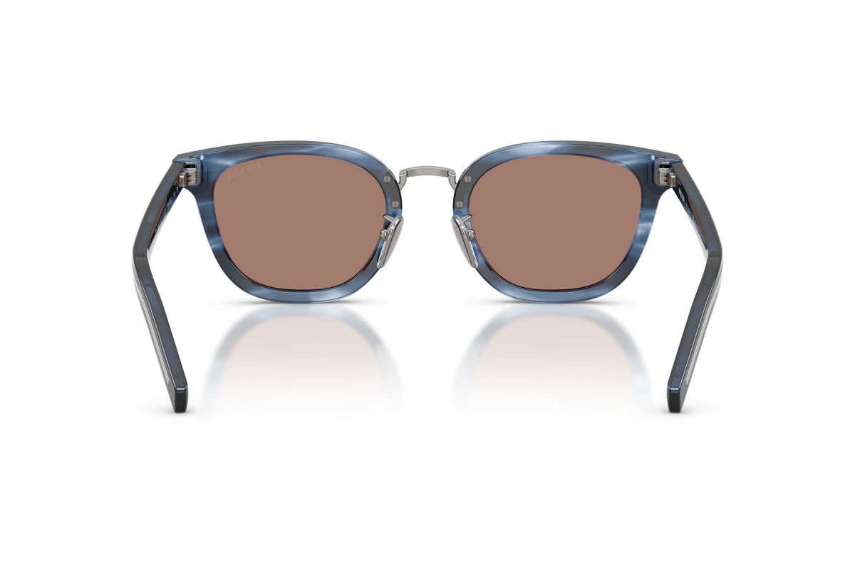 OCCHIALE DA SOLE UOMO | PRADA PR C01SD - 26F05D AVANA BLU - CALIBRO 52