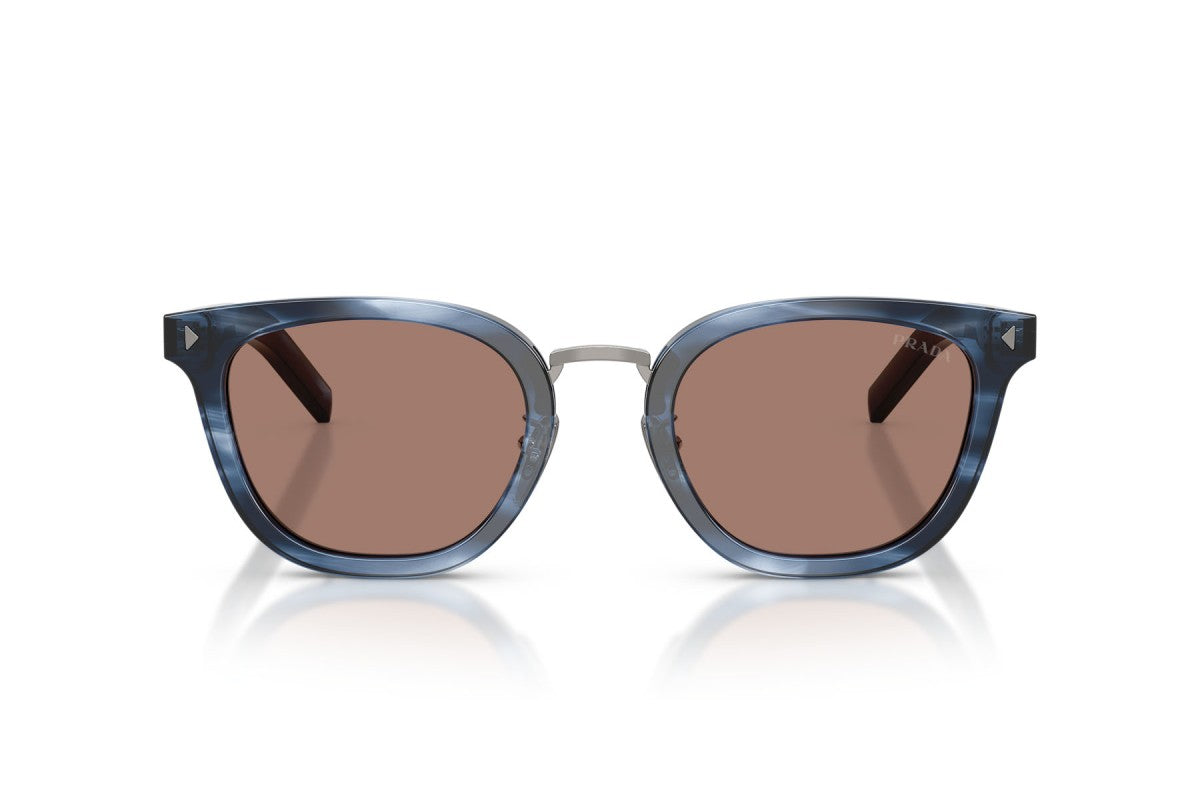 OCCHIALE DA SOLE UOMO | PRADA PR C01SD - 26F05D AVANA BLU - CALIBRO 52