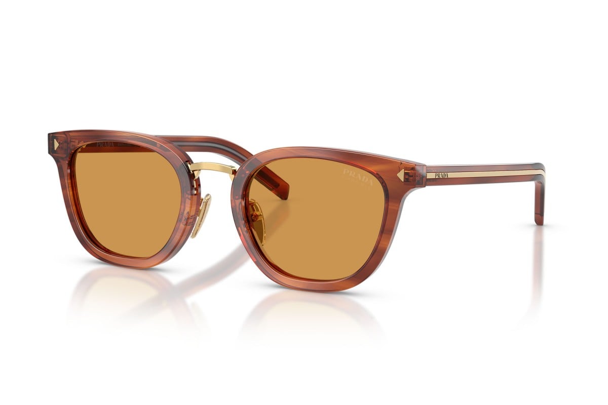 OCCHIALE DA SOLE UOMO | PRADA PR C01SD - 27F60F COGNAC DELL'AVANA - CALIBRO 52