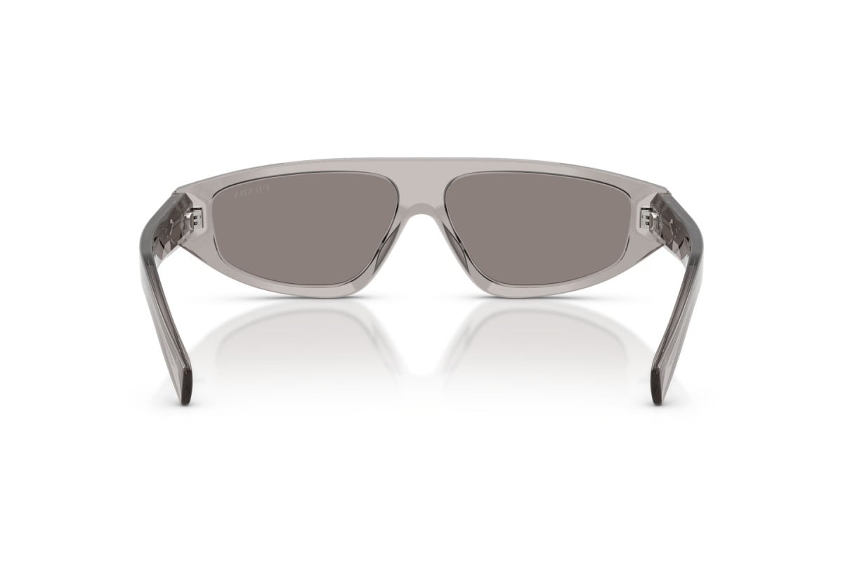 OCCHIALE DA SOLE UOMO | PRADA PR C02S - 10J80Q GRIGIO TRASPARENTE - CALIBRO 57