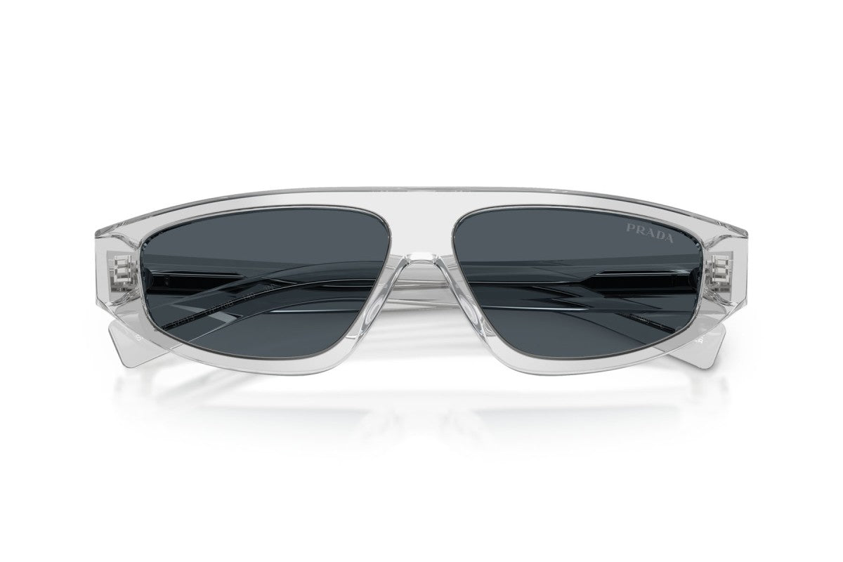 OCCHIALE DA SOLE UOMO | PRADA PR C02S - 17P70B GRIGIO CRISTALLO - CALIBRO 57