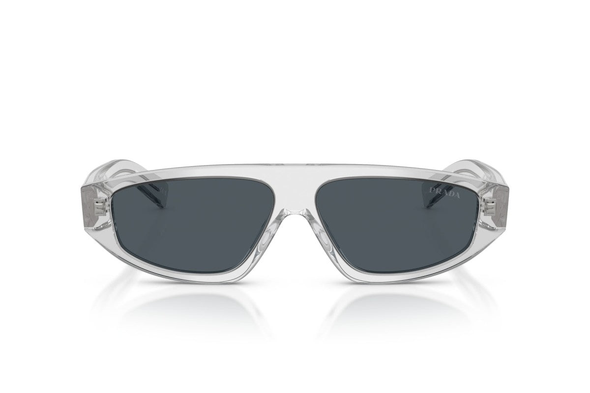 OCCHIALE DA SOLE UOMO | PRADA PR C02S - 17P70B GRIGIO CRISTALLO - CALIBRO 57