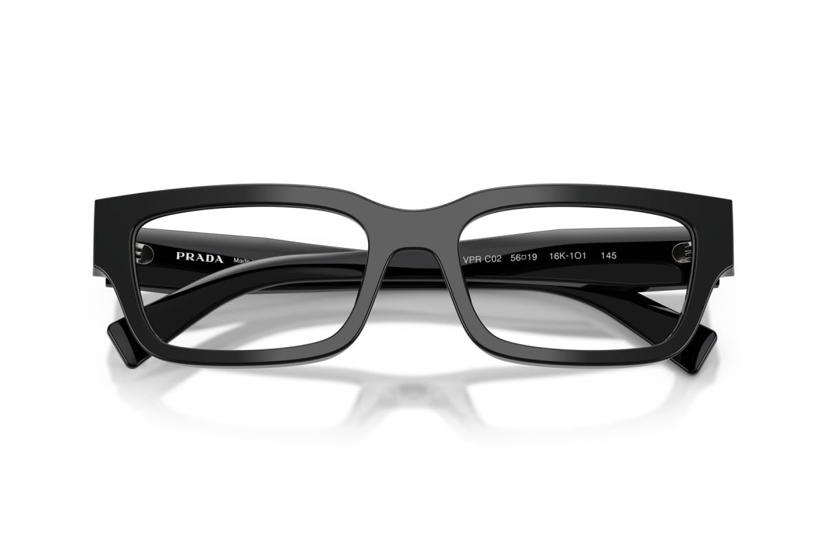 OCCHIALE DA VISTA UOMO | PRADA PR C02V - 16K1O1 NERO - CALIBRO 56