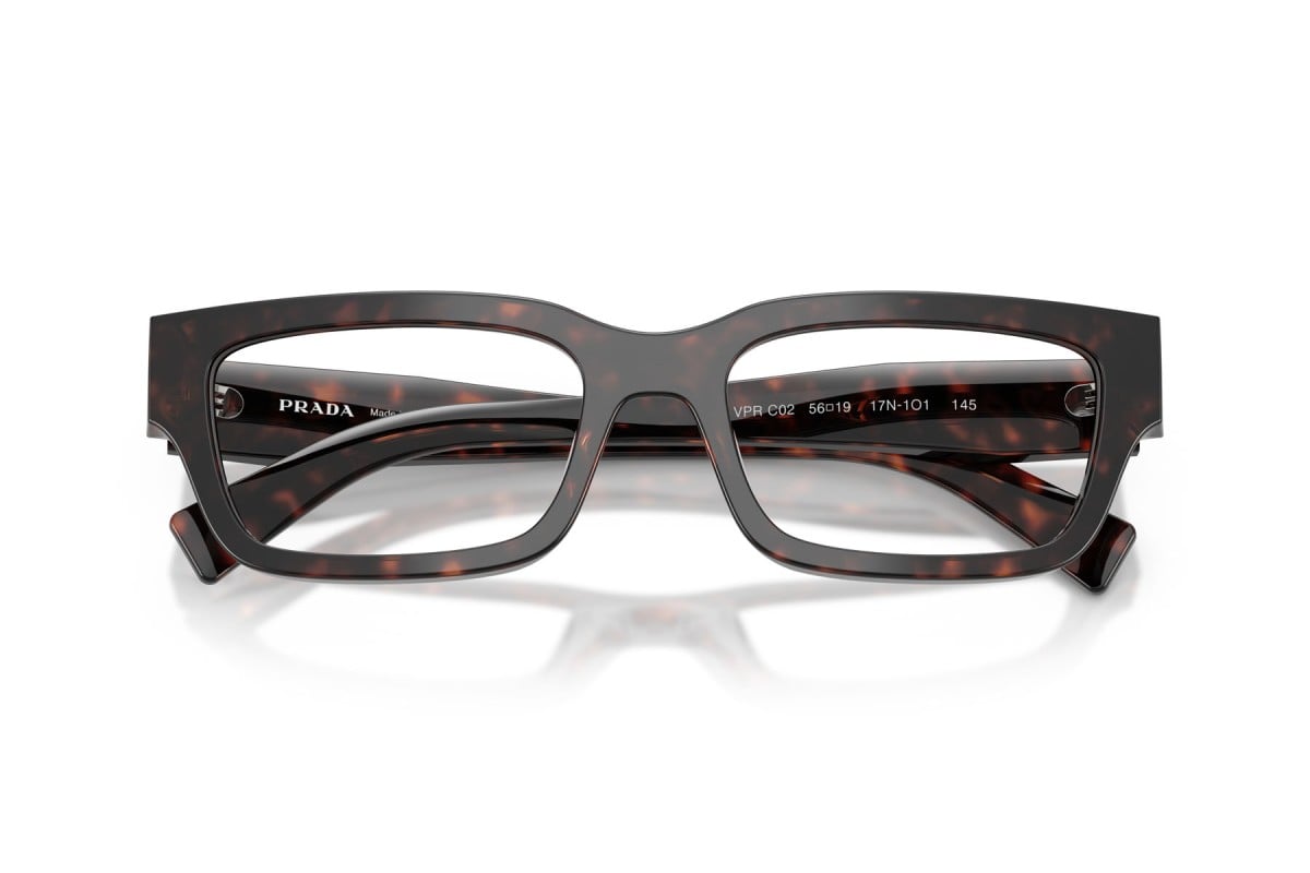 OCCHIALE DA VISTA UOMO | PRADA PR C02V - 17N1O1 TARTARUGA DELLE RADICI - CALIBRO 54