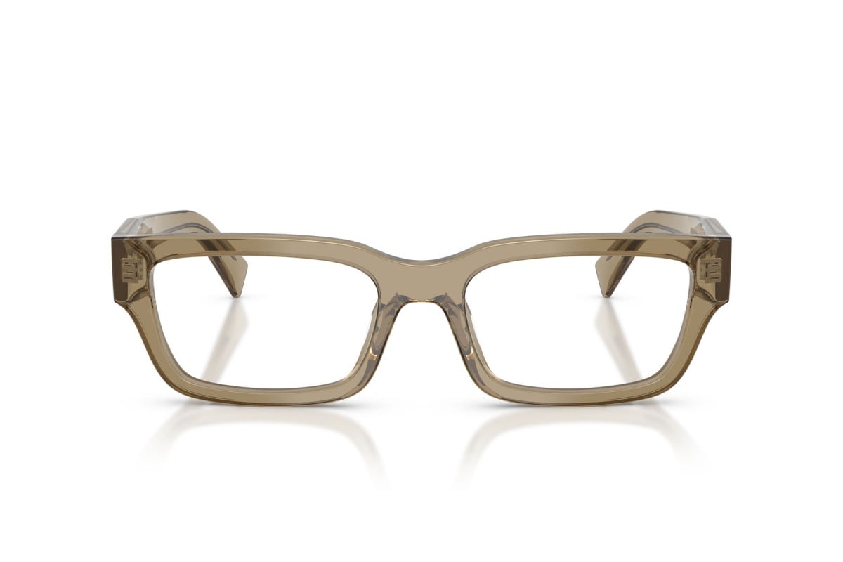 OCCHIALE DA VISTA UOMO | PRADA PR C02V - 22H1O1 CORTECCIA TRASPARENTE - CALIBRO 56