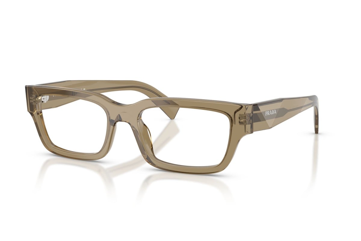 OCCHIALE DA VISTA UOMO | PRADA PR C02V - 22H1O1 CORTECCIA TRASPARENTE - CALIBRO 54