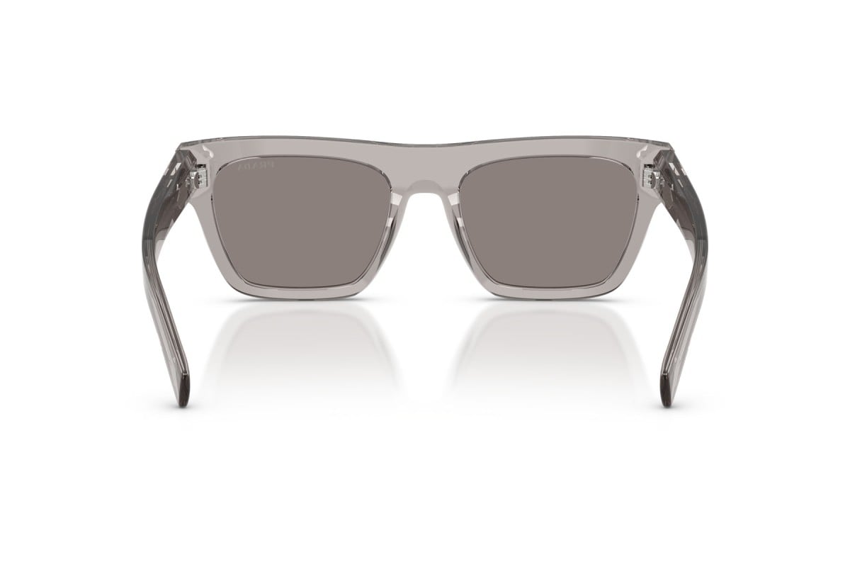 OCCHIALE DA SOLE UOMO | PRADA PR C03S - 10J80Q GRIGIO TRASPARENTE - CALIBRO 54