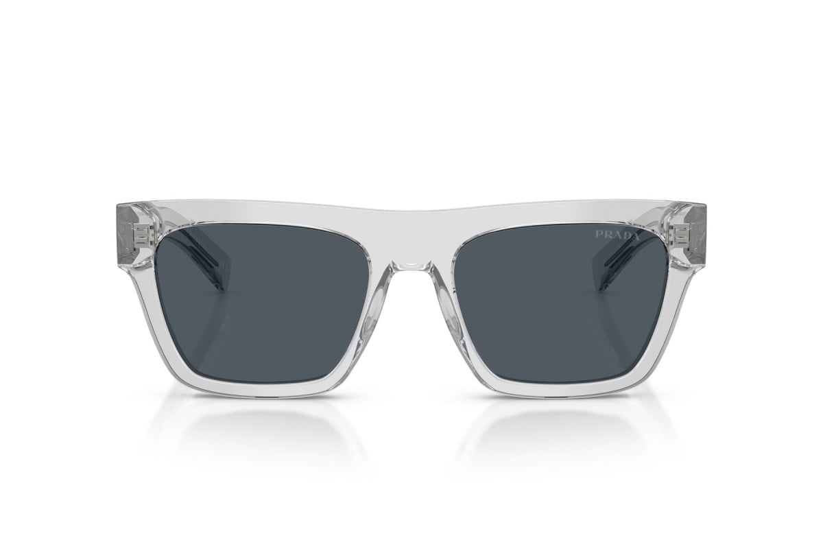 OCCHIALE DA SOLE UOMO | PRADA PR C03S - 17P70B GRIGIO CRISTALLO - CALIBRO 54