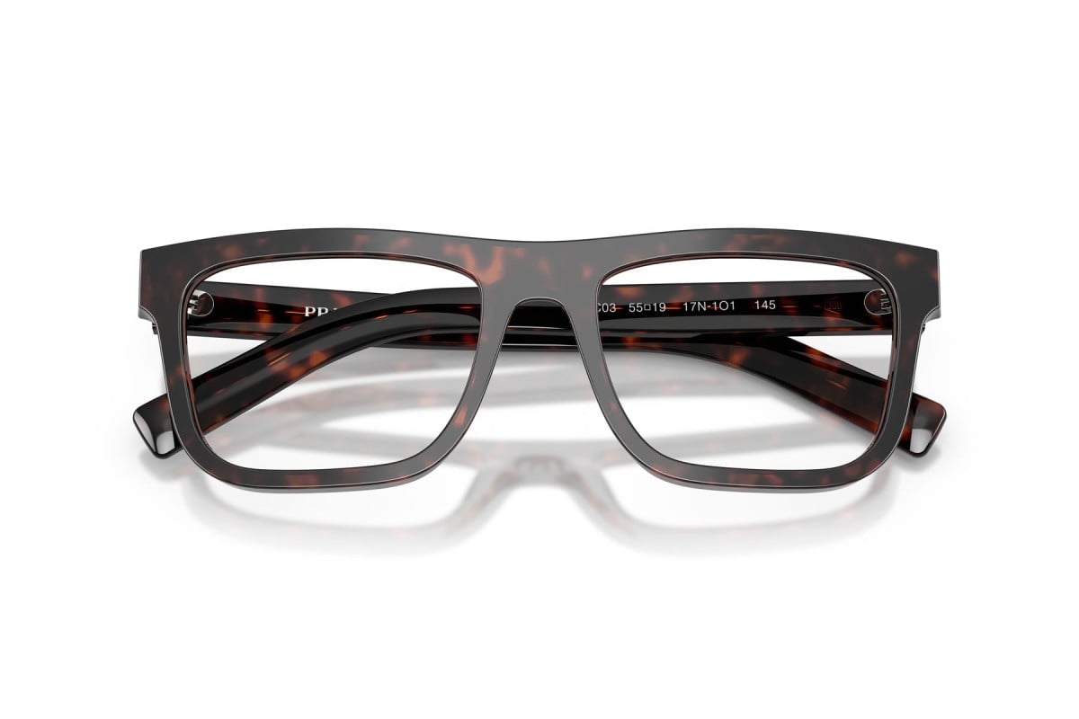 OCCHIALE DA VISTA UOMO | PRADA PR C03V - 17N1O1 TARTARUGA DELLE RADICI - CALIBRO 55