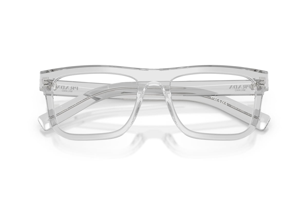 OCCHIALE DA VISTA UOMO | PRADA PR C03V - 17P1O1 GRIGIO CRISTALLO - CALIBRO 53
