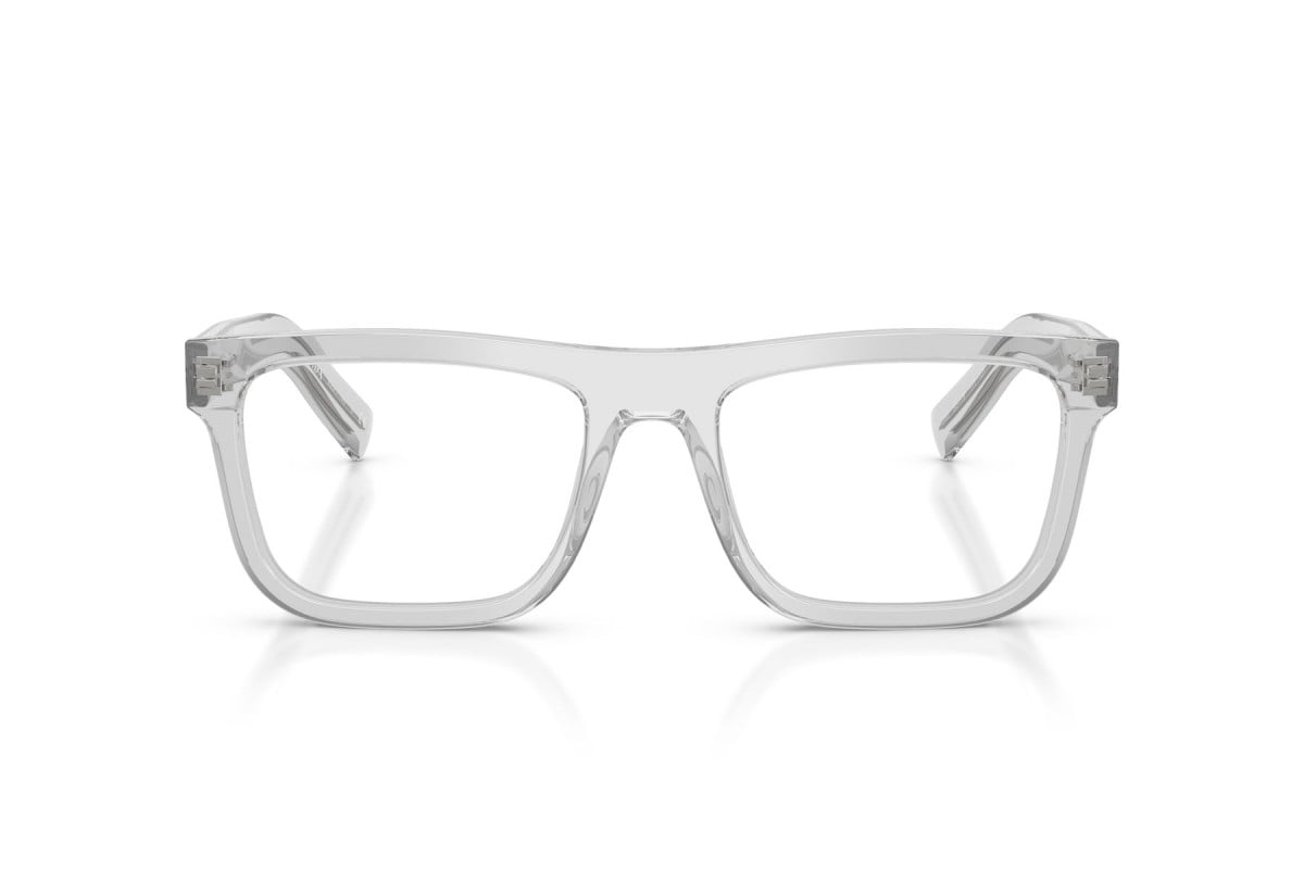 OCCHIALE DA VISTA UOMO | PRADA PR C03V - 17P1O1 GRIGIO CRISTALLO - CALIBRO 53