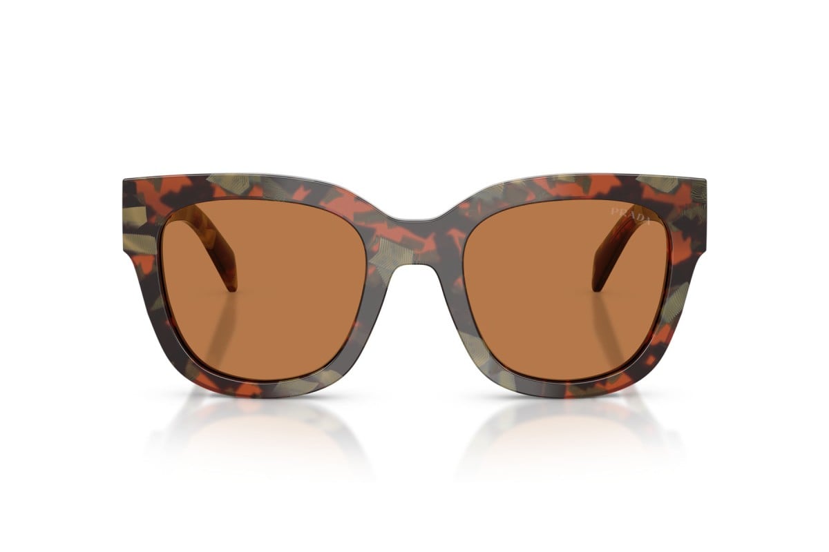 OCCHIALE DA SOLE DONNA | PRADA PR C04S - 22F90Q TARTARUGA DEI BOSCHI - CALIBRO 52