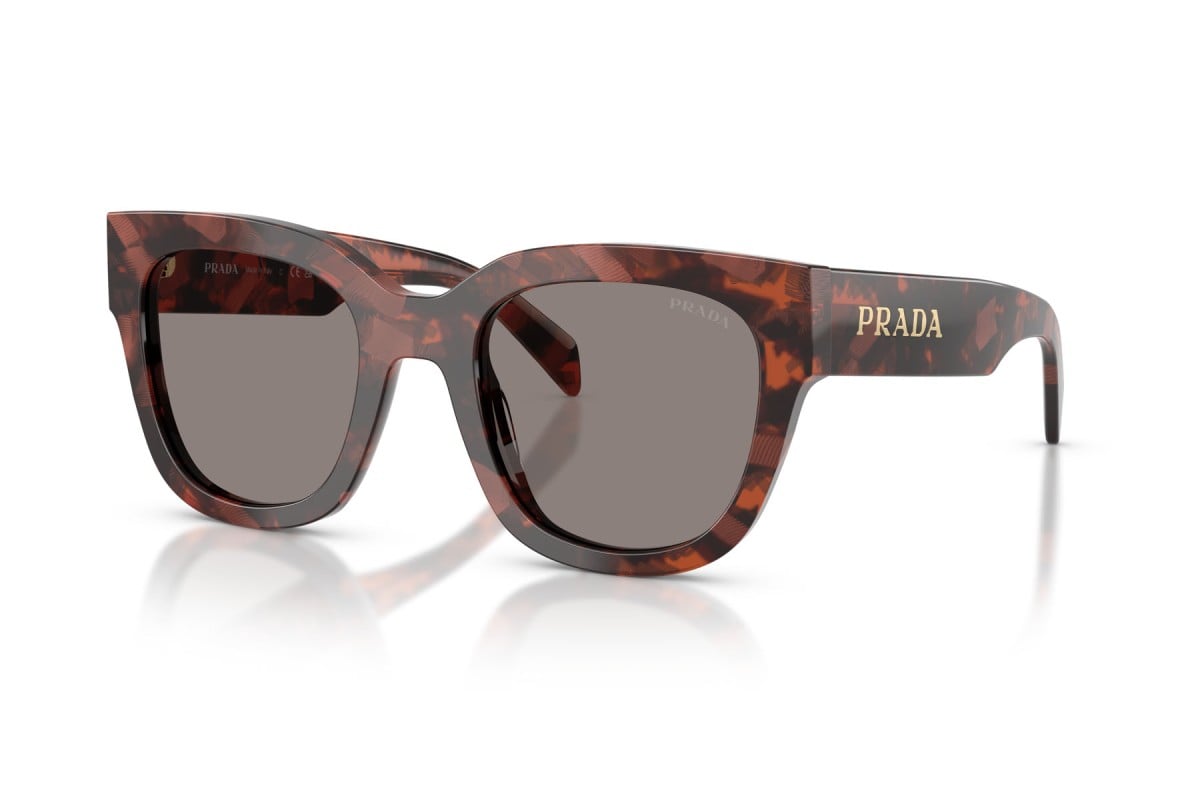 OCCHIALE DA SOLE DONNA | PRADA PR C04S - 23F80Q TARTARUGA AMARANTO - CALIBRO 52
