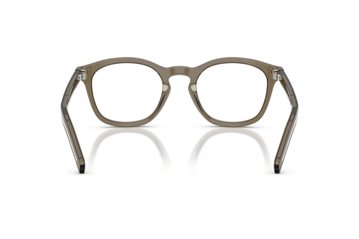 OCCHIALE DA VISTA UOMO | PRADA PR C04V - 18T1O1 TERRA TRASPARENTE - CALIBRO 51