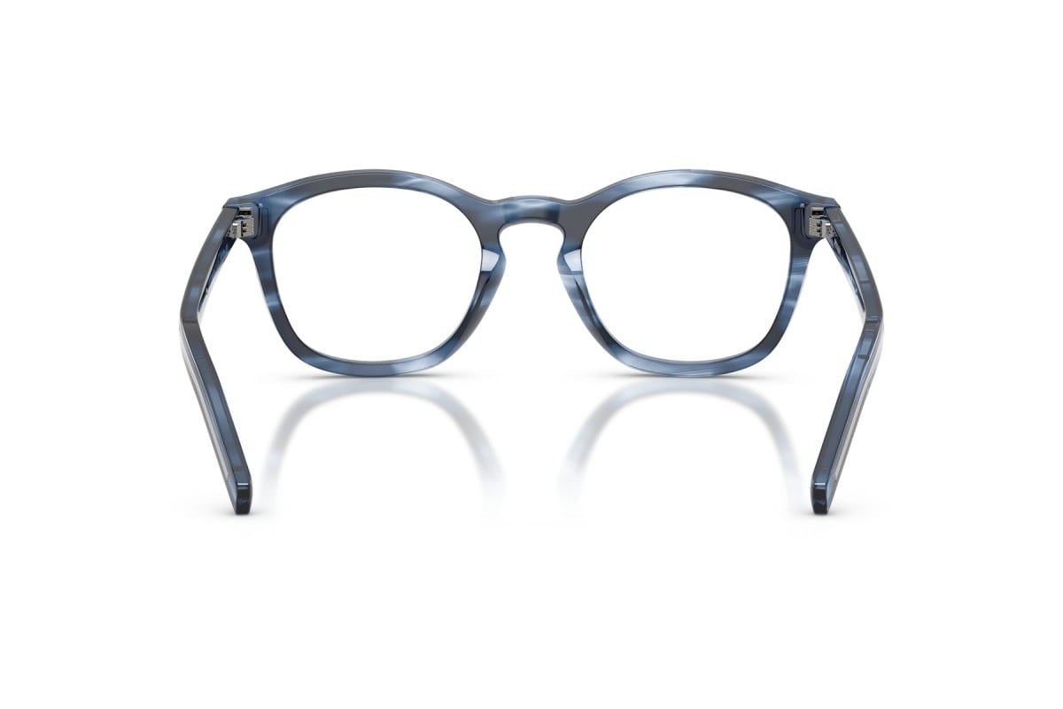 OCCHIALE DA VISTA UOMO | PRADA PR C04V - 26F1O1 BLU A STRISCE - CALIBRO 49