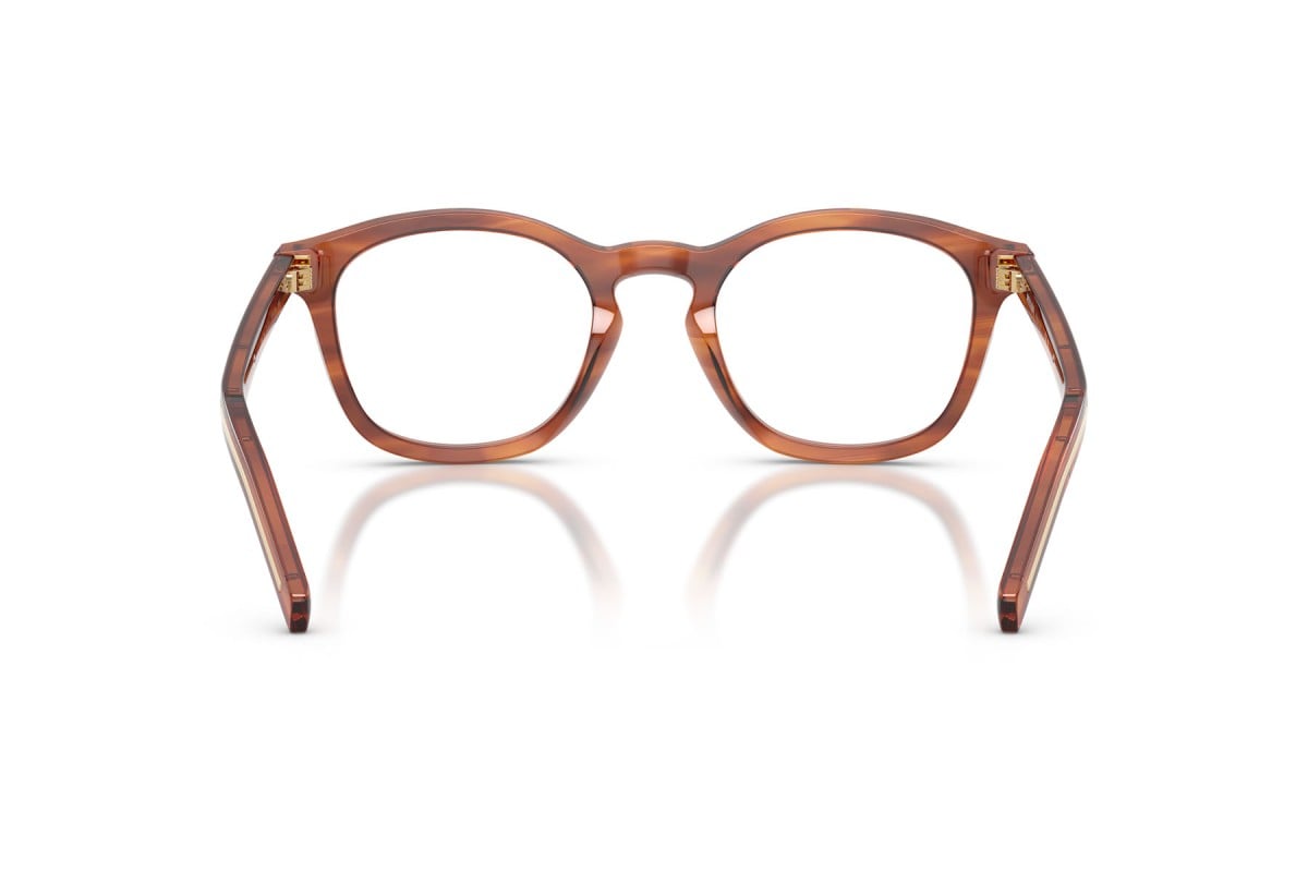 OCCHIALE DA VISTA UOMO | PRADA PR C04V - 27F1O1 COGNAC A STRISCE - CALIBRO 49