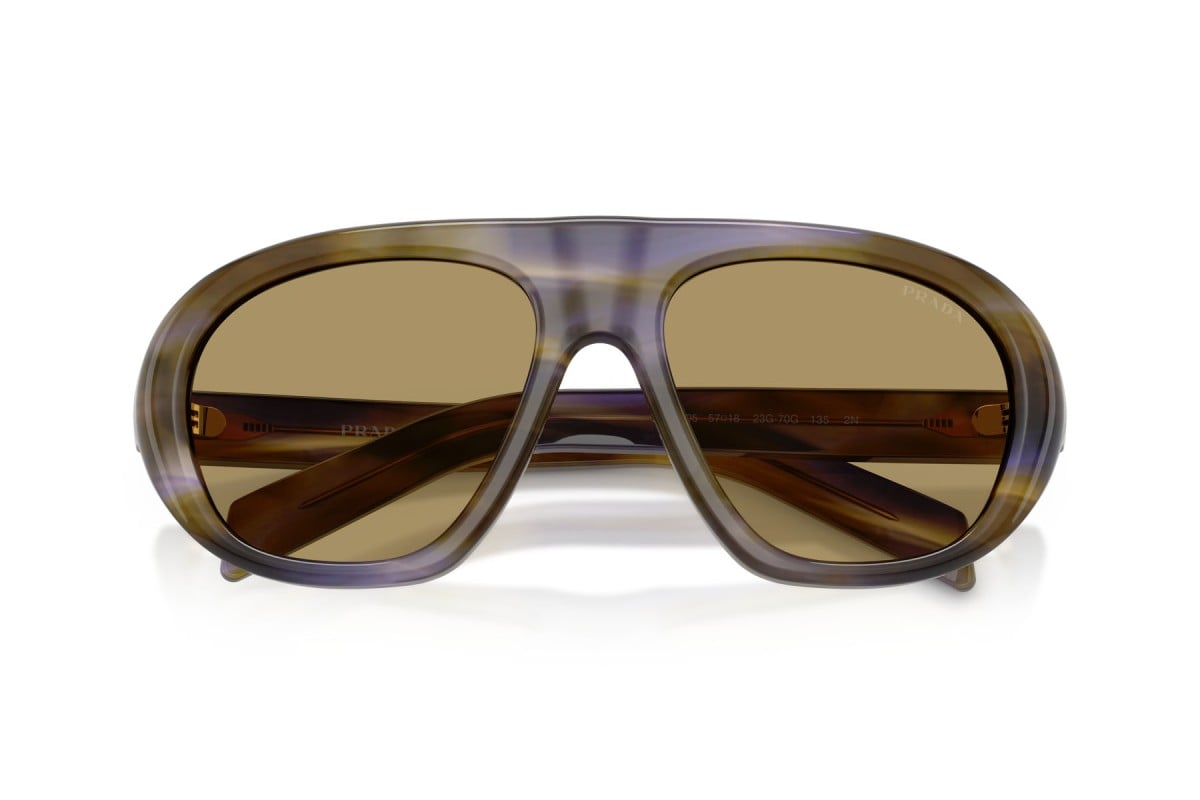 OCCHIALE DA SOLE DONNA | PRADA PR C05S - 23G70G LAGUNA STRIATA - CALIBRO 57