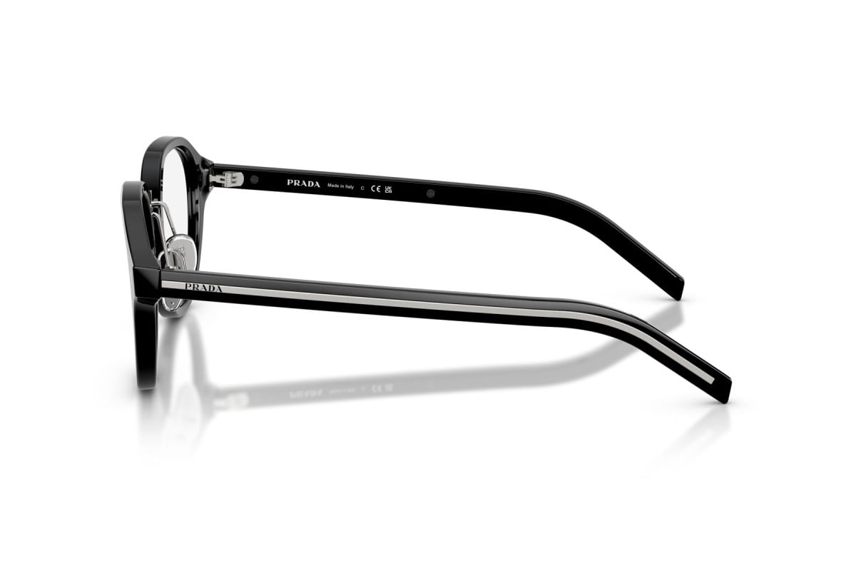 OCCHIALE DA VISTA UOMO | PRADA PR C05V - 16K1O1 NERO - CALIBRO 48