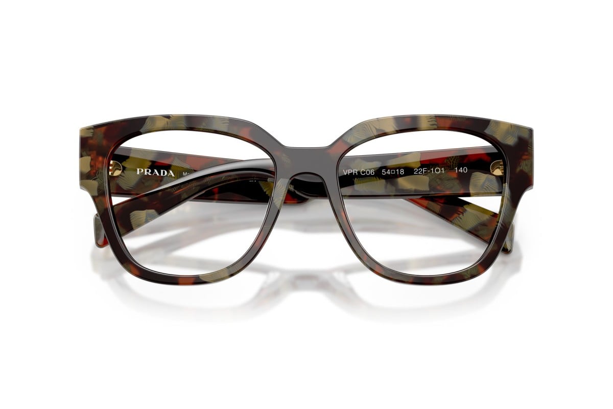 OCCHIALE DA VISTA DONNA | PRADA PR C06V - 22F1O1 TARTARUGA DEI BOSCHI - CALIBRO 52