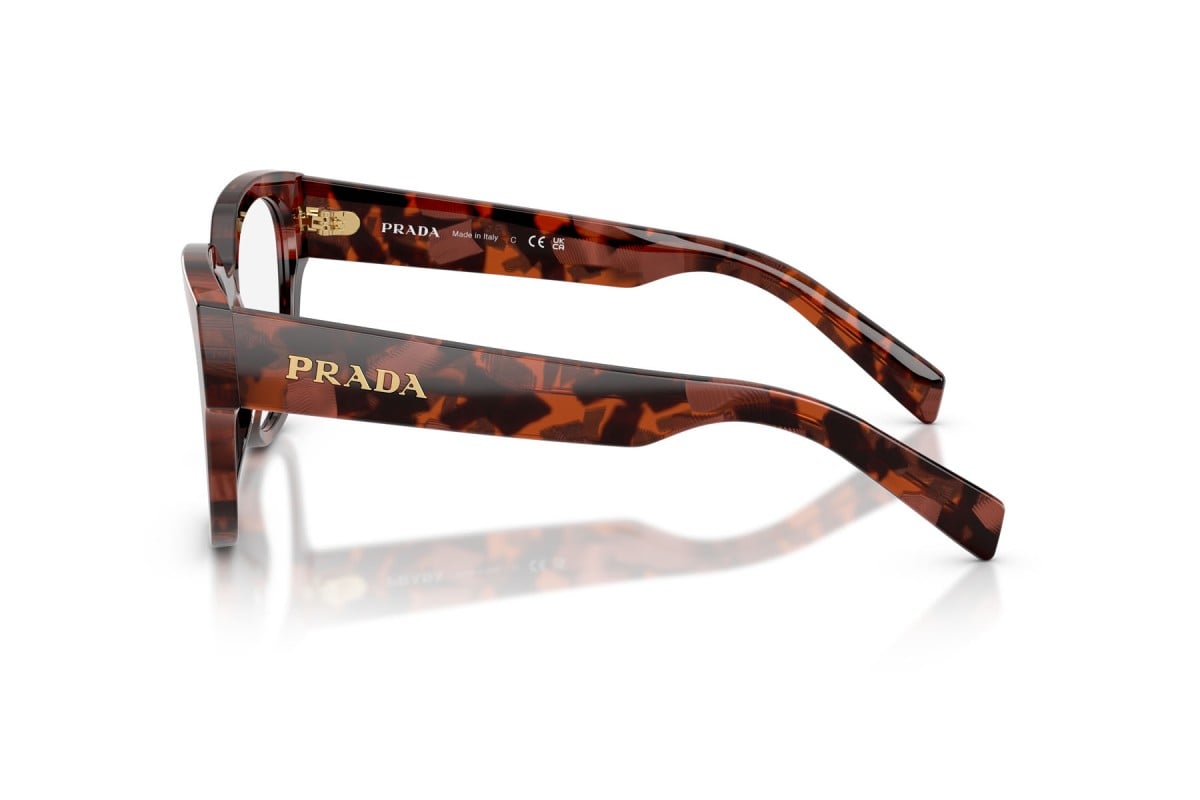 OCCHIALE DA VISTA DONNA | PRADA PR C06V - 23F1O1 TARTARUGA AMARANTO - CALIBRO 52