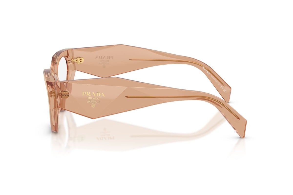OCCHIALE DA VISTA DONNA | PRADA PR C07V - 20H1O1 CIOCCOLATO TRASPARENTE - CALIBRO 54