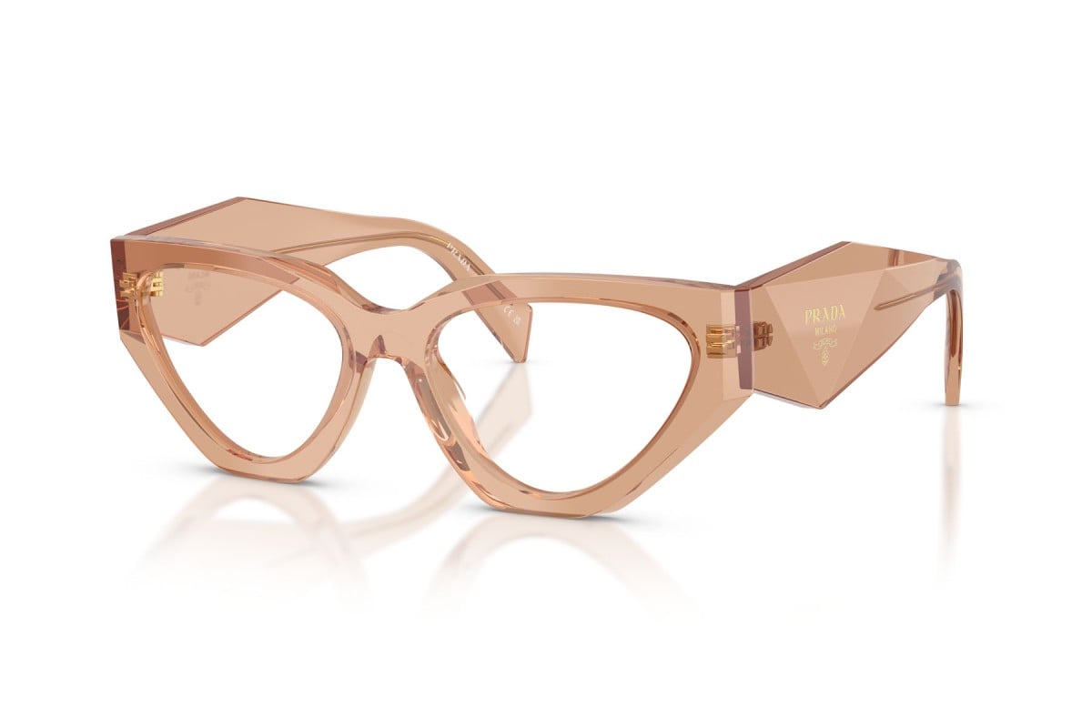 OCCHIALE DA VISTA DONNA | PRADA PR C07V - 20H1O1 CIOCCOLATO TRASPARENTE - CALIBRO 54