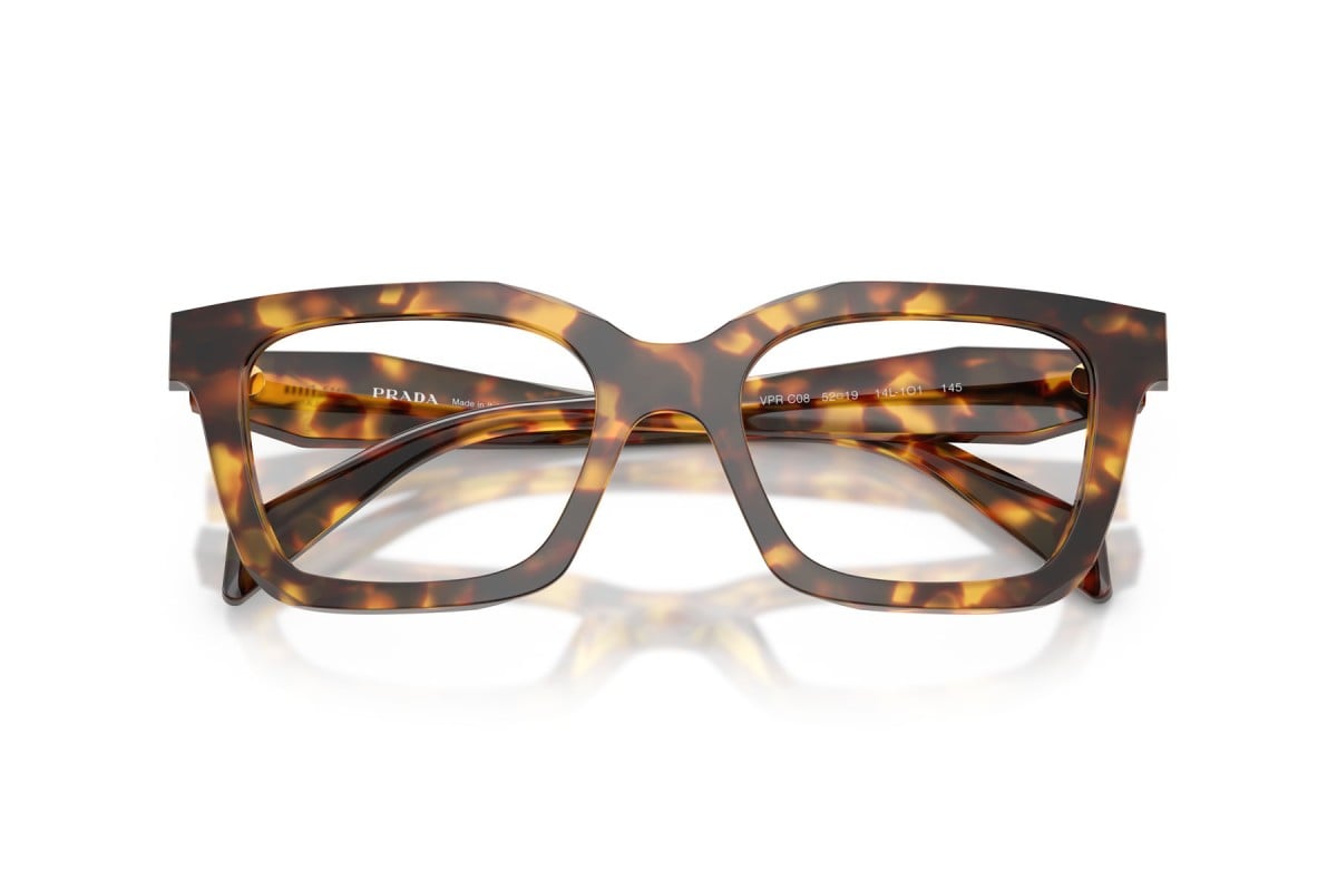 OCCHIALE DA VISTA DONNA | PRADA PR C08V - 14L1O1 TARTARUGA DEL MIELE - CALIBRO 50