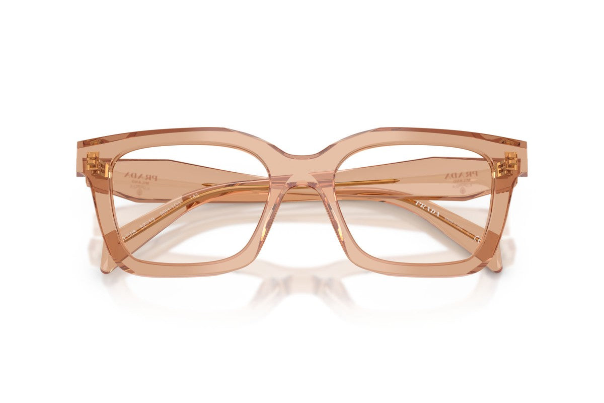 OCCHIALE DA VISTA DONNA | PRADA PR C08V - 20H1O1 CIOCCOLATO TRASPARENTE - CALIBRO 50