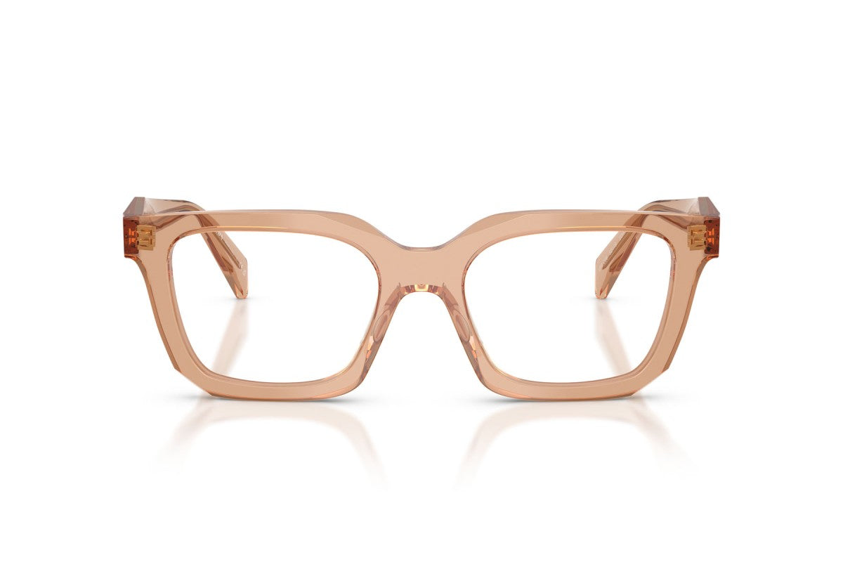 OCCHIALE DA VISTA DONNA | PRADA PR C08V - 20H1O1 CIOCCOLATO TRASPARENTE - CALIBRO 50