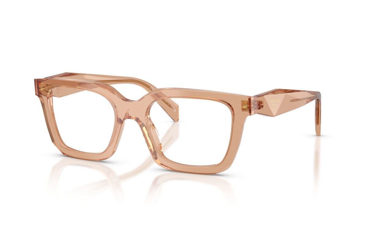 OCCHIALE DA VISTA DONNA | PRADA PR C08V - 20H1O1 CIOCCOLATO TRASPARENTE - CALIBRO 50