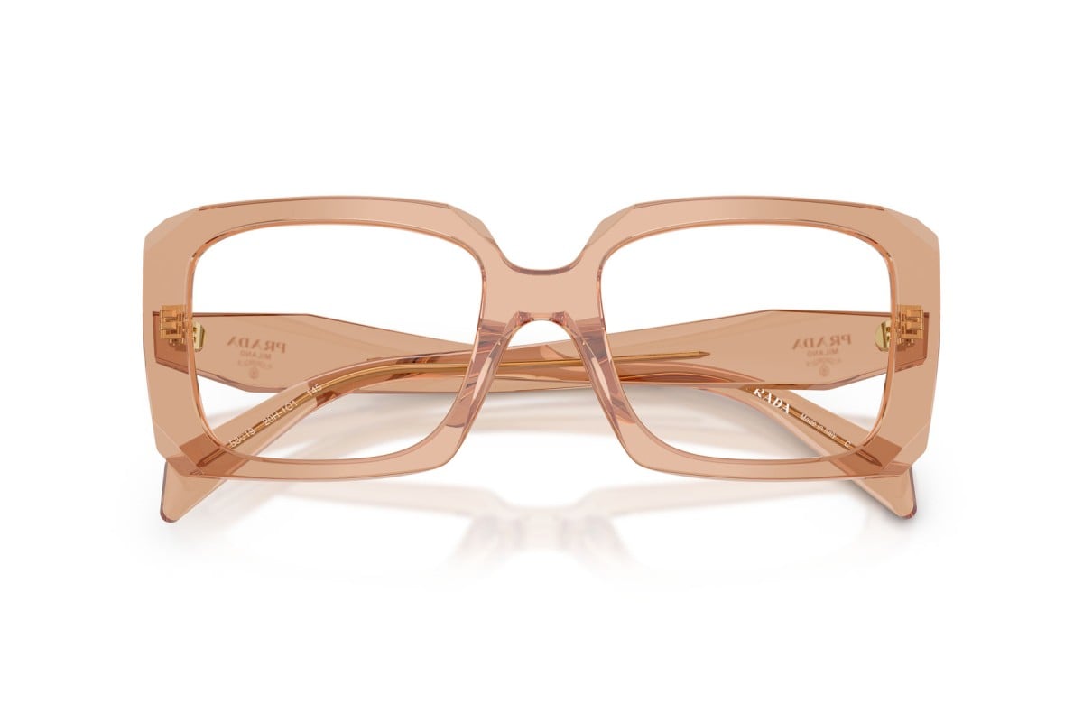 OCCHIALE DA VISTA DONNA | PRADA PR C09V - 20H1O1 CIOCCOLATO TRASPARENTE - CALIBRO 53