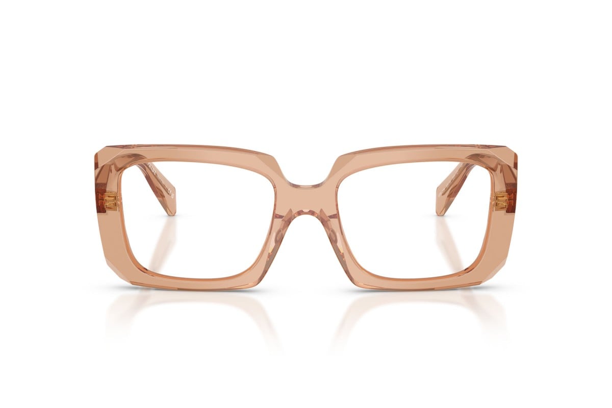 OCCHIALE DA VISTA DONNA | PRADA PR C09V - 20H1O1 CIOCCOLATO TRASPARENTE - CALIBRO 53