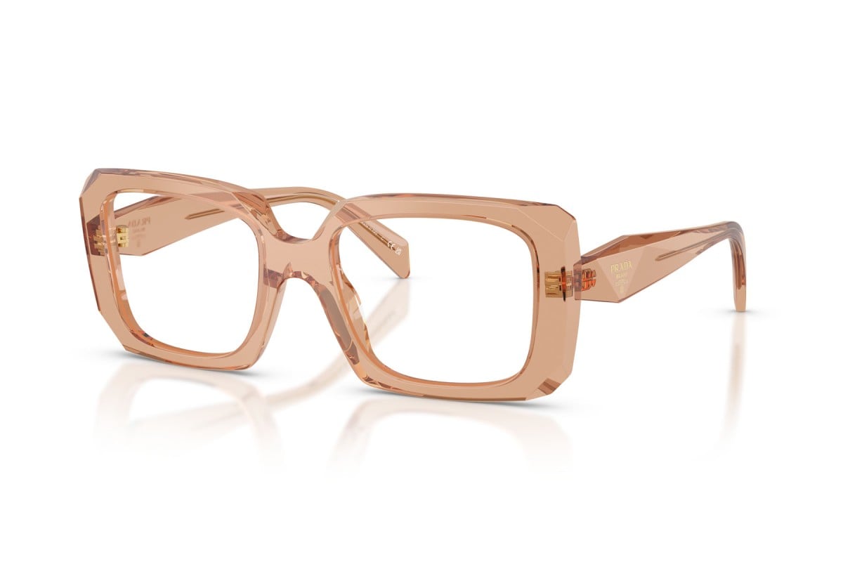 OCCHIALE DA VISTA DONNA | PRADA PR C09V - 20H1O1 CIOCCOLATO TRASPARENTE - CALIBRO 51