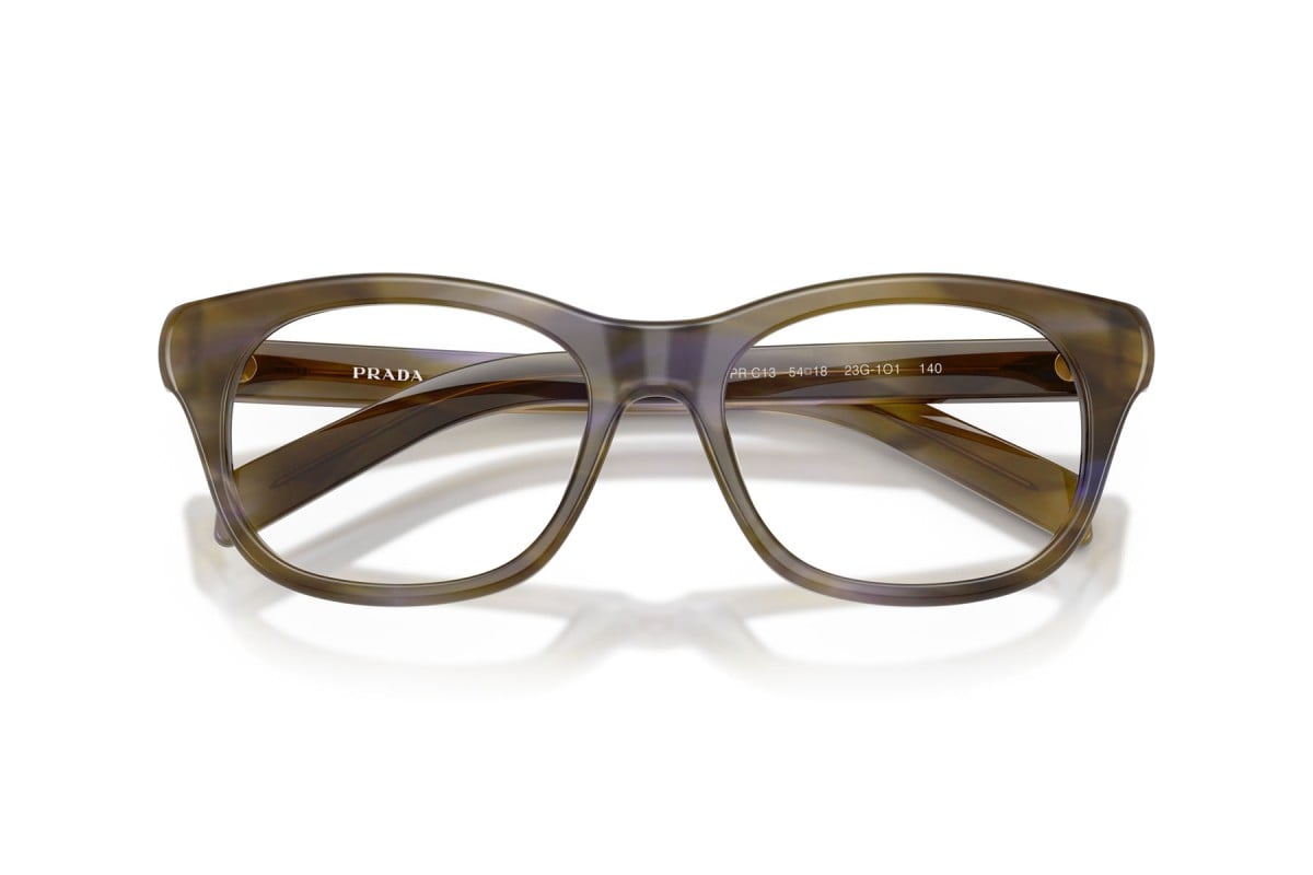 OCCHIALE DA VISTA DONNA | PRADA PR C13V - 23G1O1 LAGUNA A STRISCE - CALIBRO 52