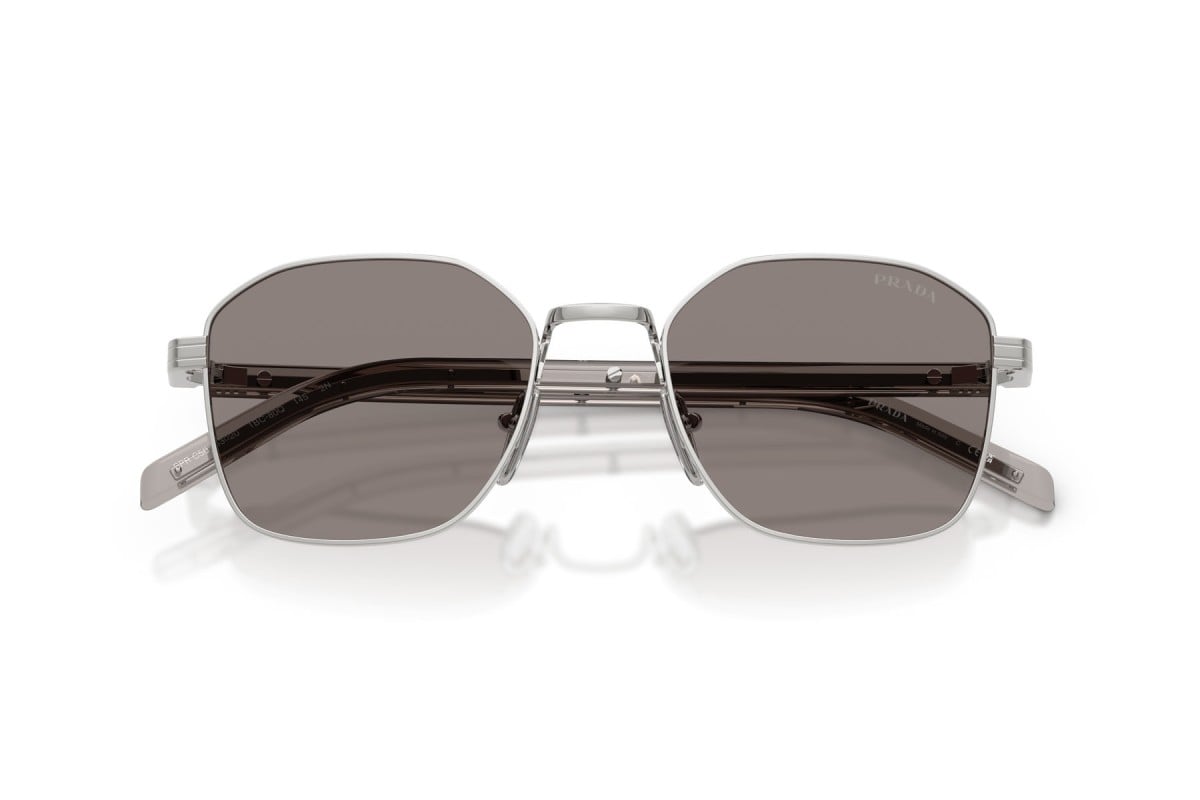 OCCHIALE DA SOLE UOMO | PRADA PR C50S - 1BC80Q ARGENTO - CALIBRO 53