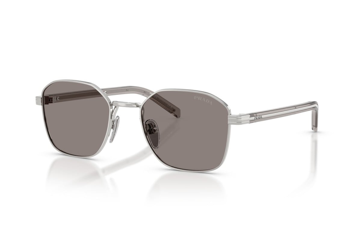 OCCHIALE DA SOLE UOMO | PRADA PR C50S - 1BC80Q ARGENTO - CALIBRO 53