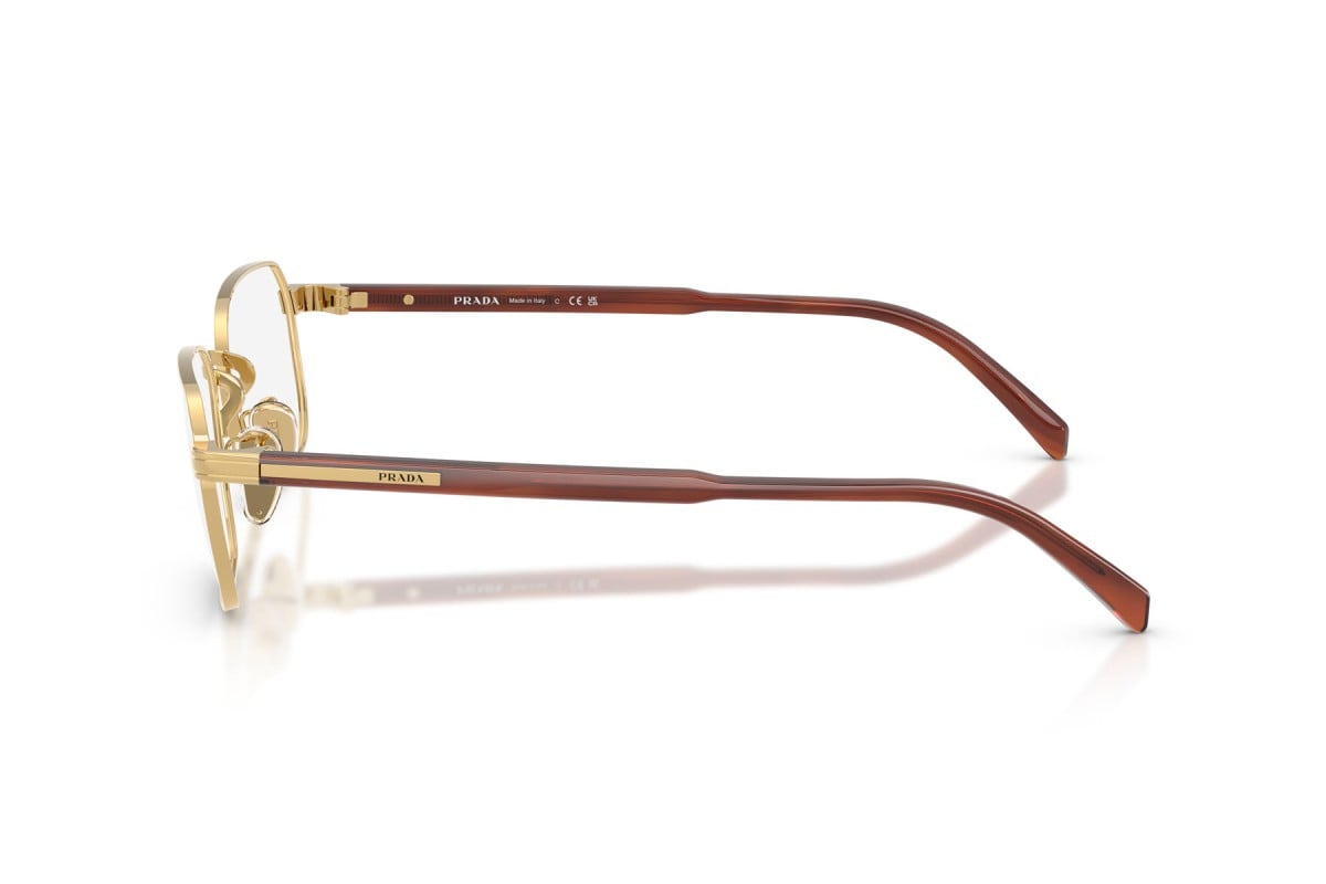 OCCHIALE DA VISTA UOMO | PRADA PR C50VD - 5AK1O1 ORO - CALIBRO 55