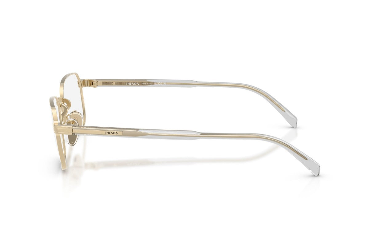 OCCHIALE DA VISTA UOMO | PRADA PR C50VD - ZVN1O1 ORO PALLIDO - CALIBRO 55