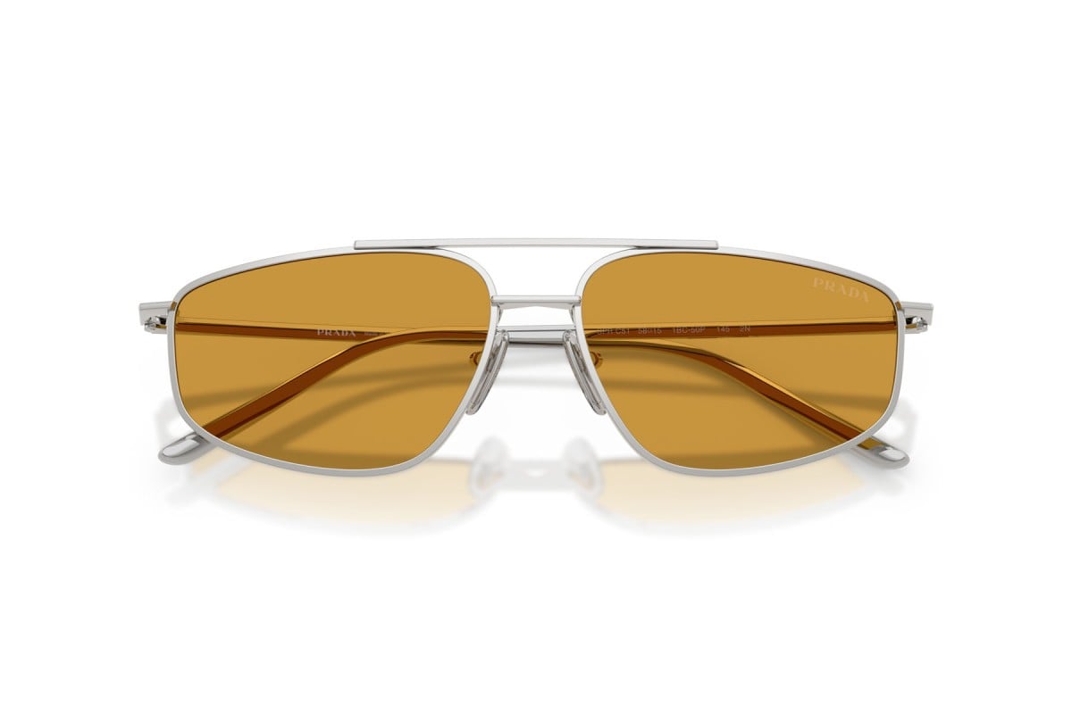 OCCHIALE DA SOLE DONNA | PRADA PR C51S - 1BC50P ARGENTO - CALIBRO 58