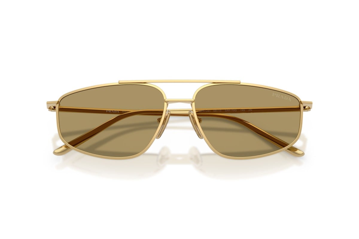 OCCHIALE DA SOLE DONNA | PRADA PR C51S - 5AK70G ORO - CALIBRO 58